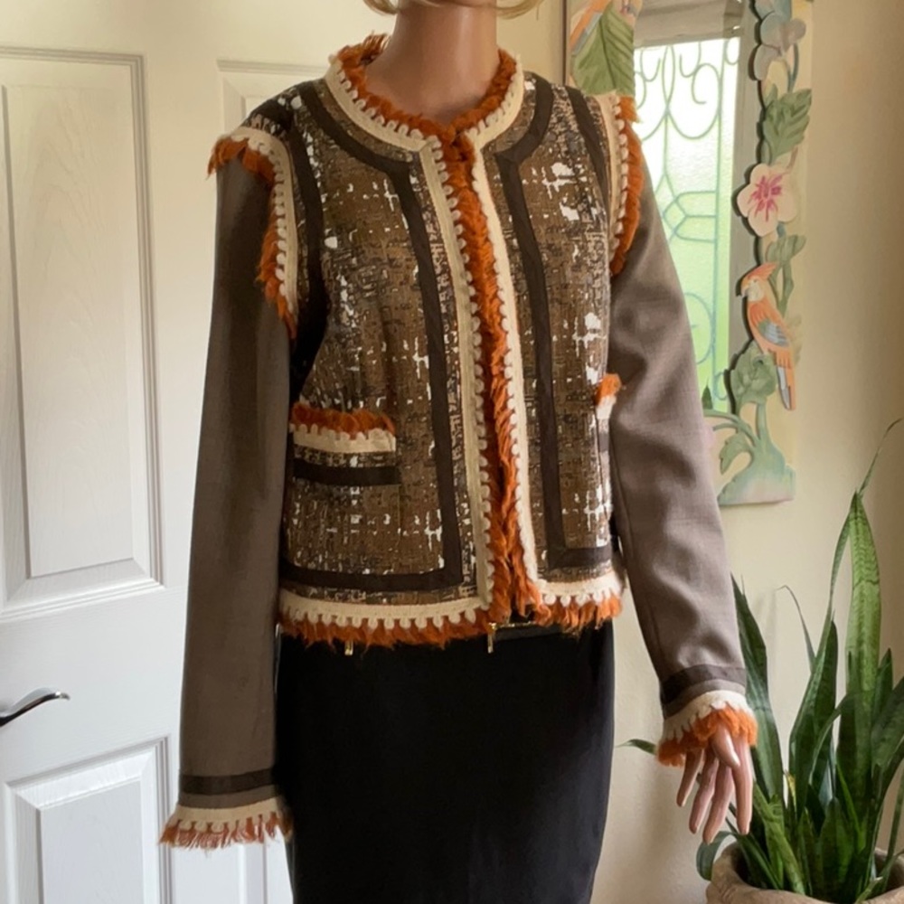 Tory Burch Multi Fabric Multi Color Jacket - image 1